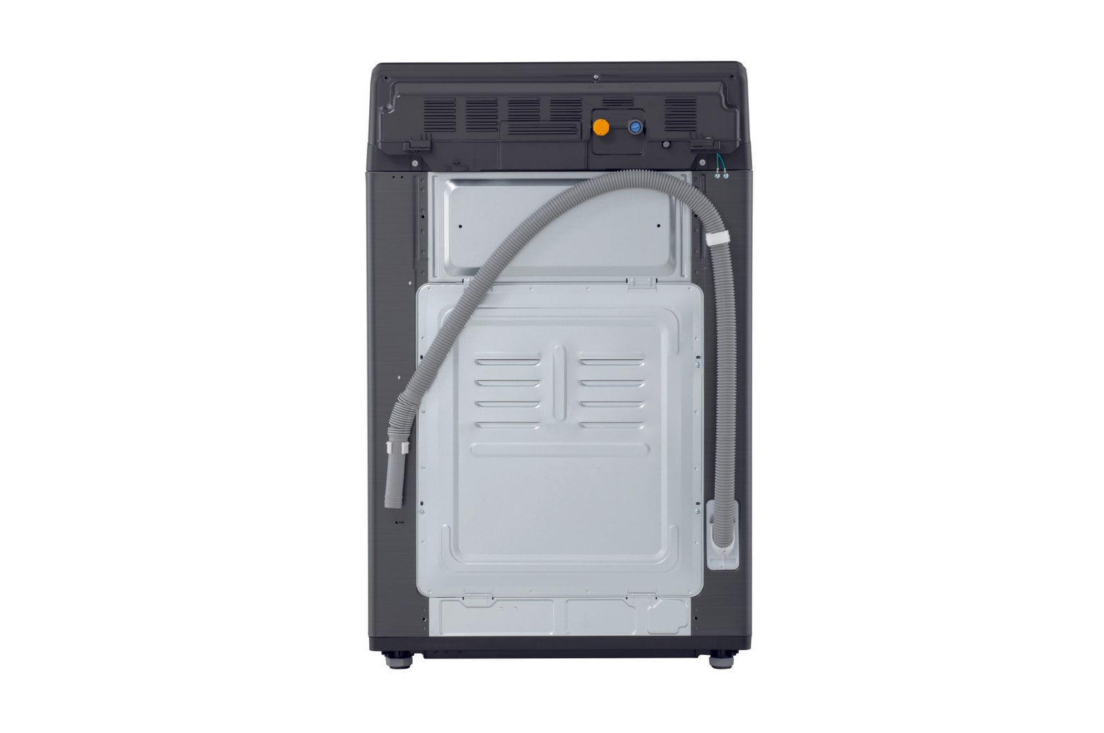 Lavadora de 23kg con AI DD™, Ciclo PetCare, ThinQ™, Lavado a Vapor y Tina de Acero Inoxidable, Platinum Black